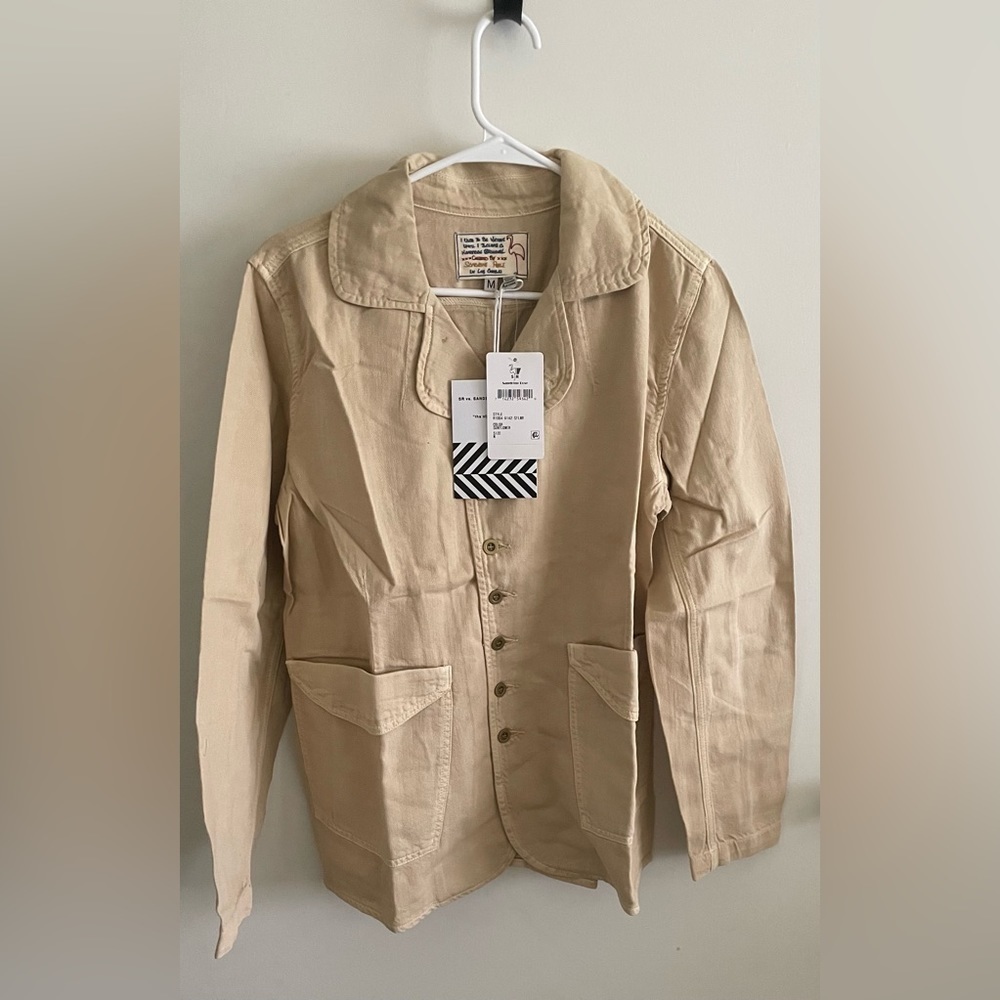 Free People x Sandrine Rose Empire Sunflower Colored Utility Jacket Size L & M